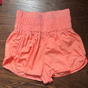 FP Movement by Free People High Waist Orange Shorts